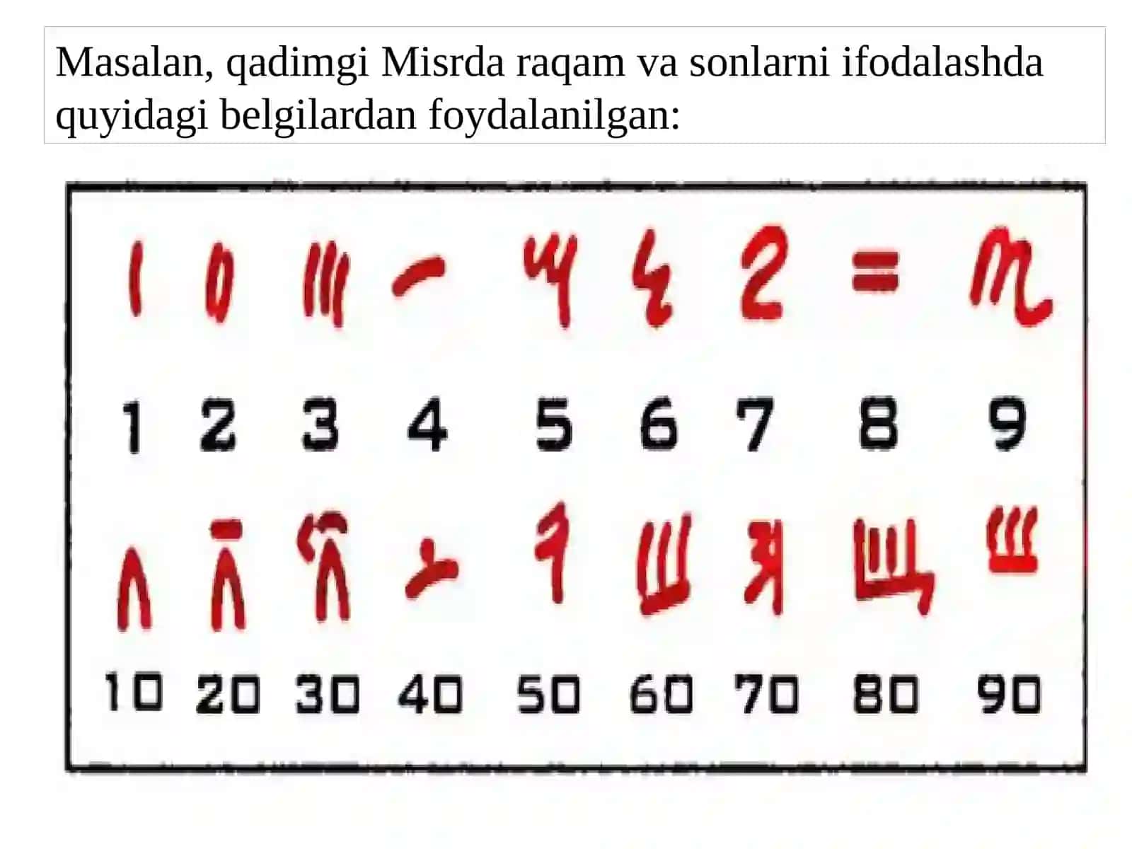 Sanoq sistemalari. Sanoq sistemalarida arifmetika amallari bajarish. Sonlarni bir sanoq sistemasidan boshqa bir sanoq sistemasiga o’tkazish usullari 3