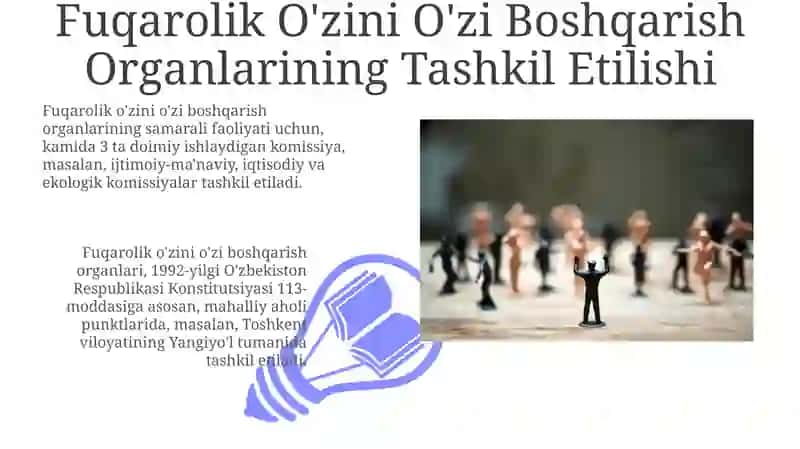 Fuqarolarning o'zini o'zi boshqarish organlari va ularning vazifalari 3