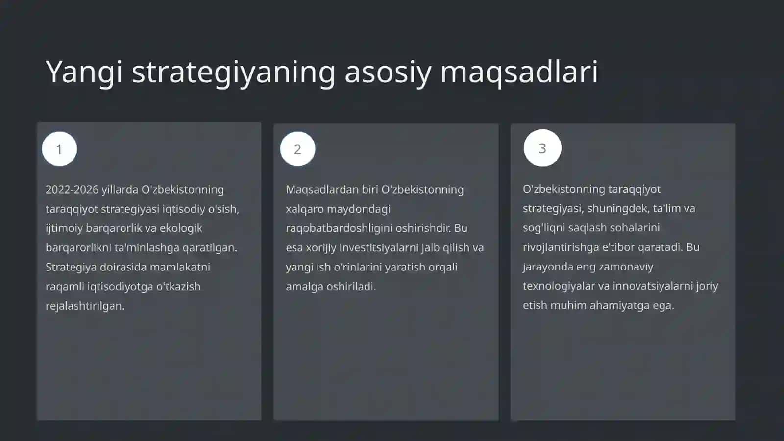 Yangi Uzbekistaning taraqqiyot strategiyasi 3