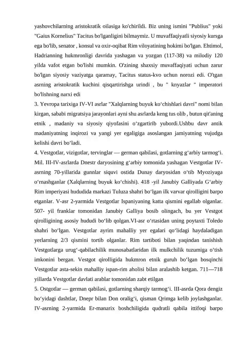 G'ARBIY YEVROPA VA SHARGDA FEODAL MUNOSABATLARNING YUZAGA KELISHI 3