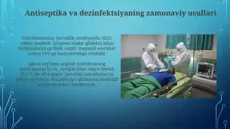 Antiseptika va Dezinfektsiya Usullari 3