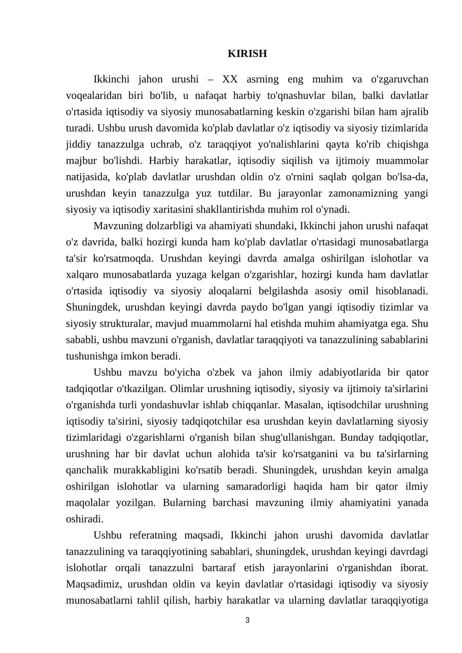 2-jahon urushi davlatlar tanazzuli va taraqqiyoti sabablari 3