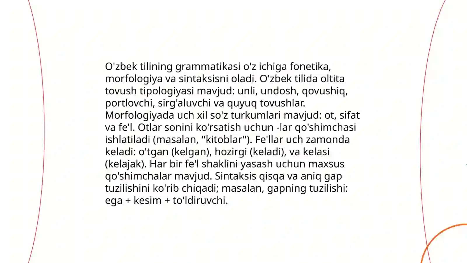 O'zbek tilining o'rganilishi 3