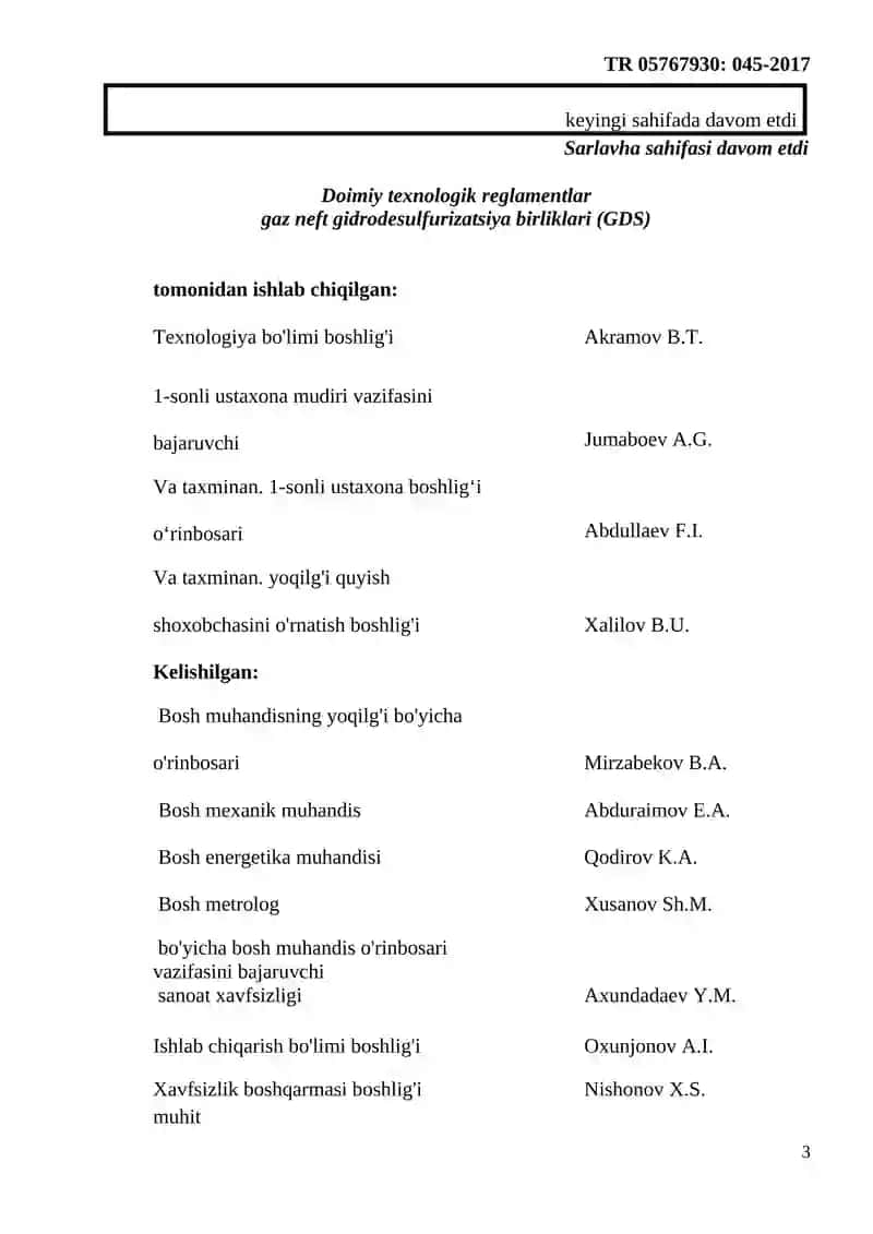 Gaz neft gidrodesulfurizatsiya agregatlari (GDS) 3