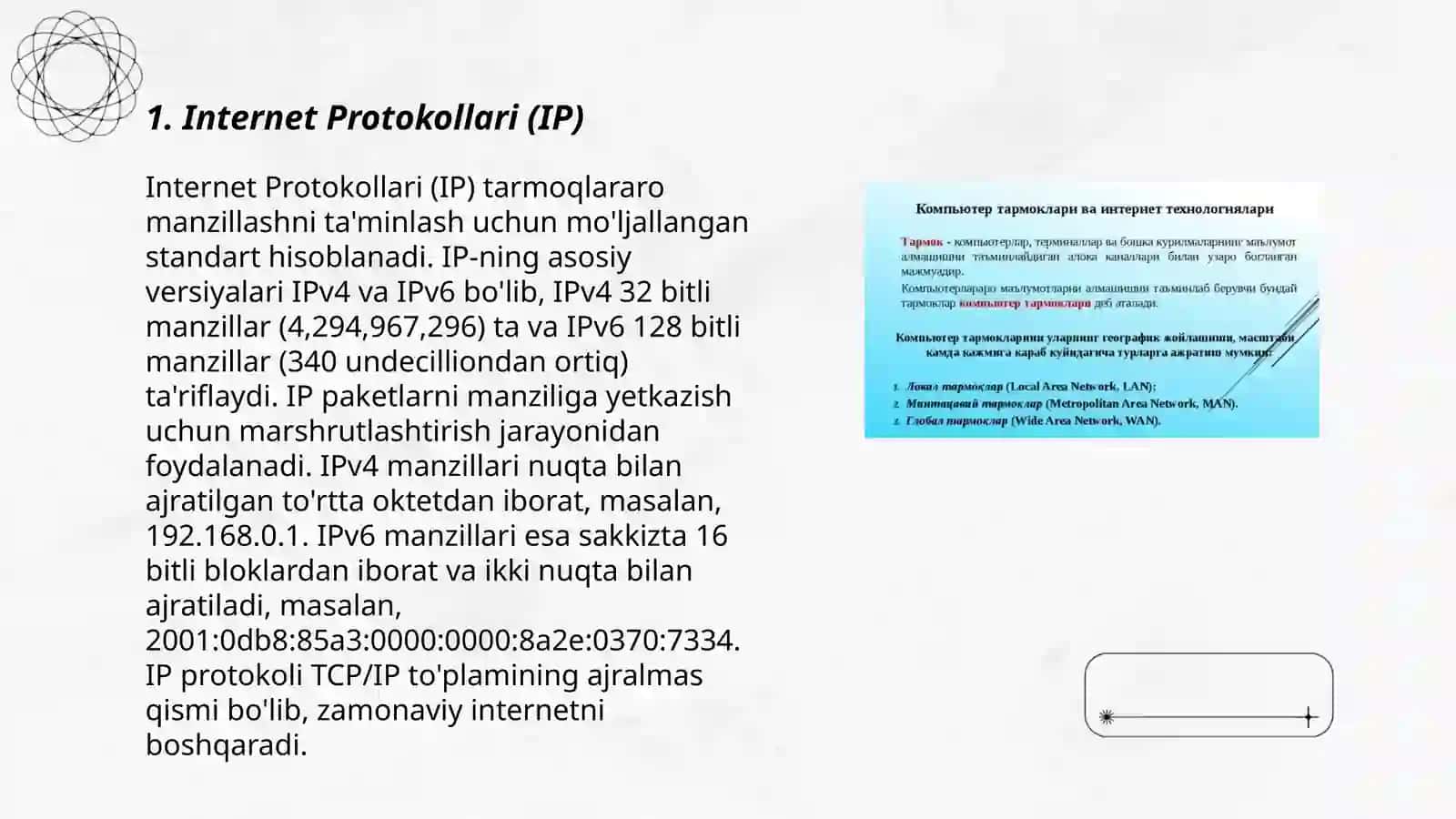 Internet Protokollari (IP) 3