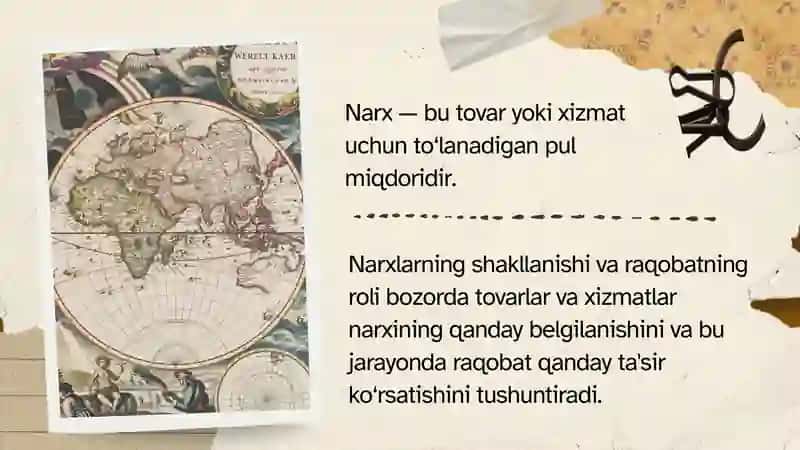 Narxlarning shakllanishi va raqobatning roli 3
