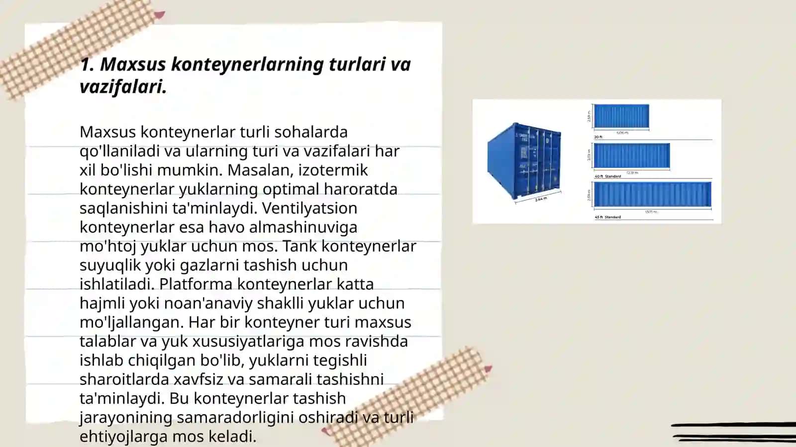 Maxsus kanteynerlarda transportirovkalash texnalogiyasi 3