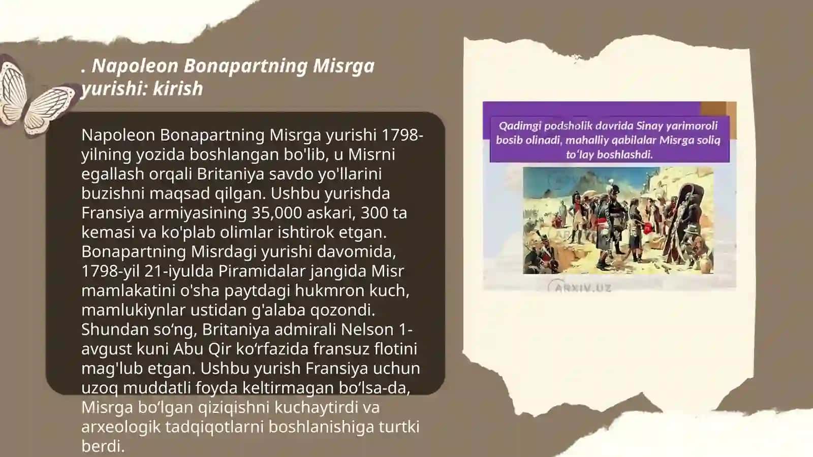 Napoleon Bonapartning Misrga yurishi 3