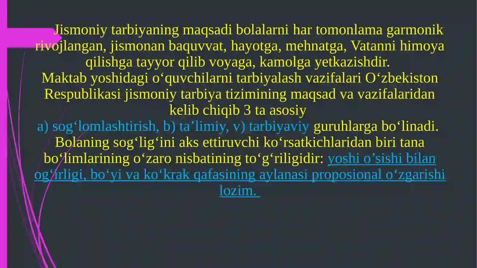 Harakat ko'nikmalarini shakllantirish 3