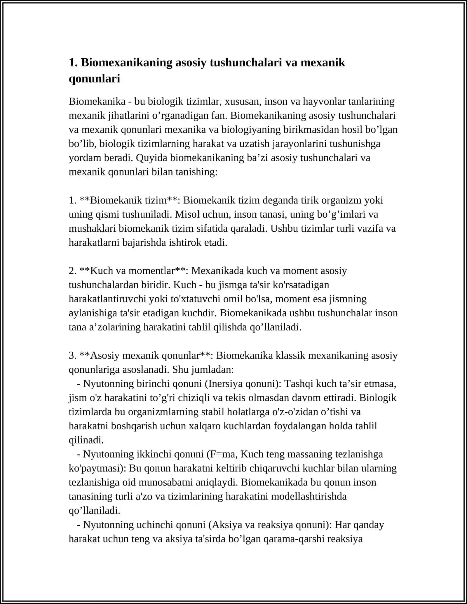 BIOMEXANIKA BIOREOLOGIYA VA BIOMELOGIYA ASOSLARI 3