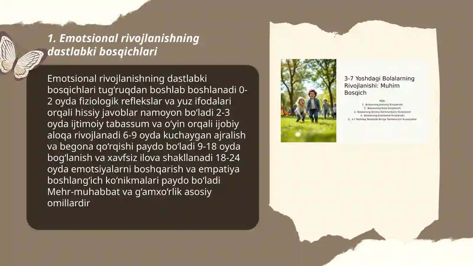 Ontogenizning ilk bosqichlarida insonning psixik rivojlanishiga xos xususiyatlar 3