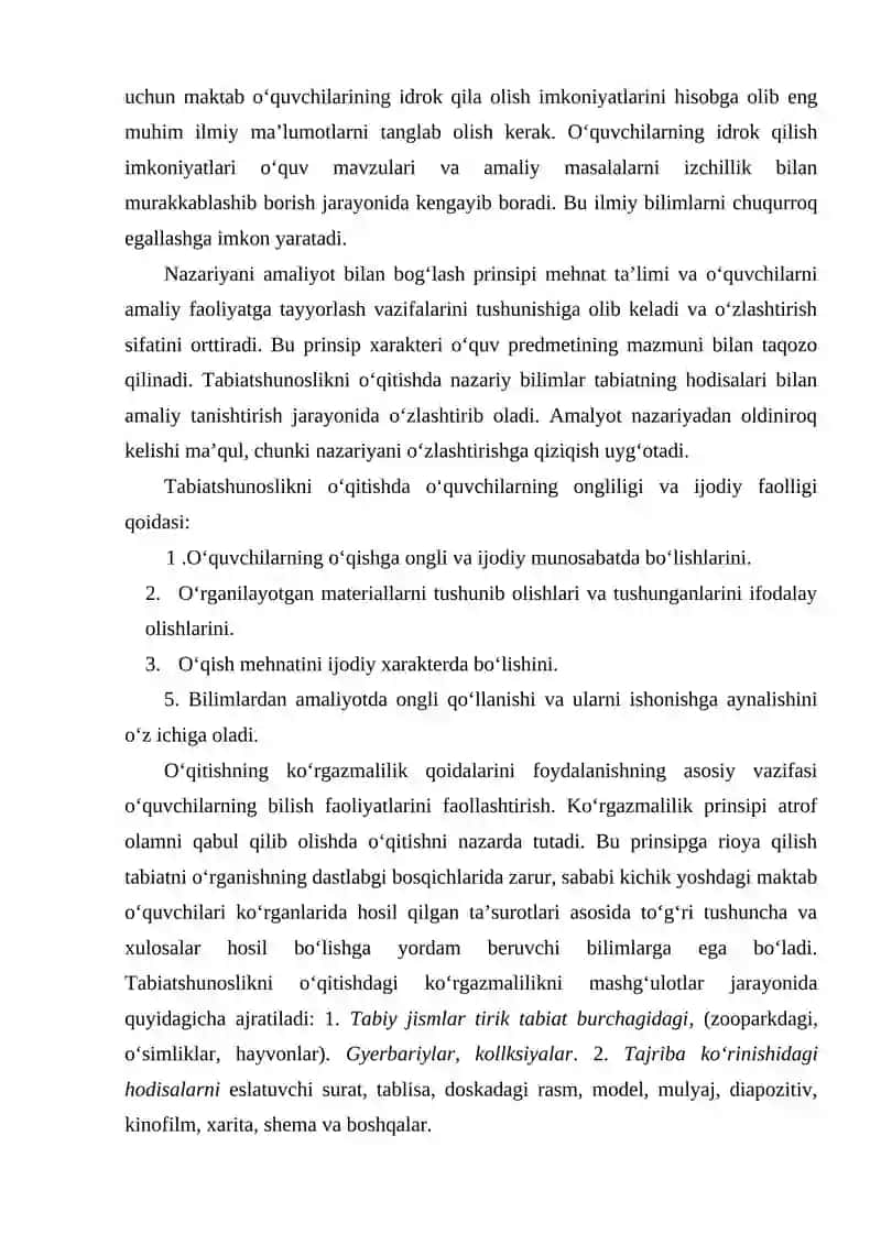 Atrofimizdagi olam dasturi va darsligini oʻrganish 3