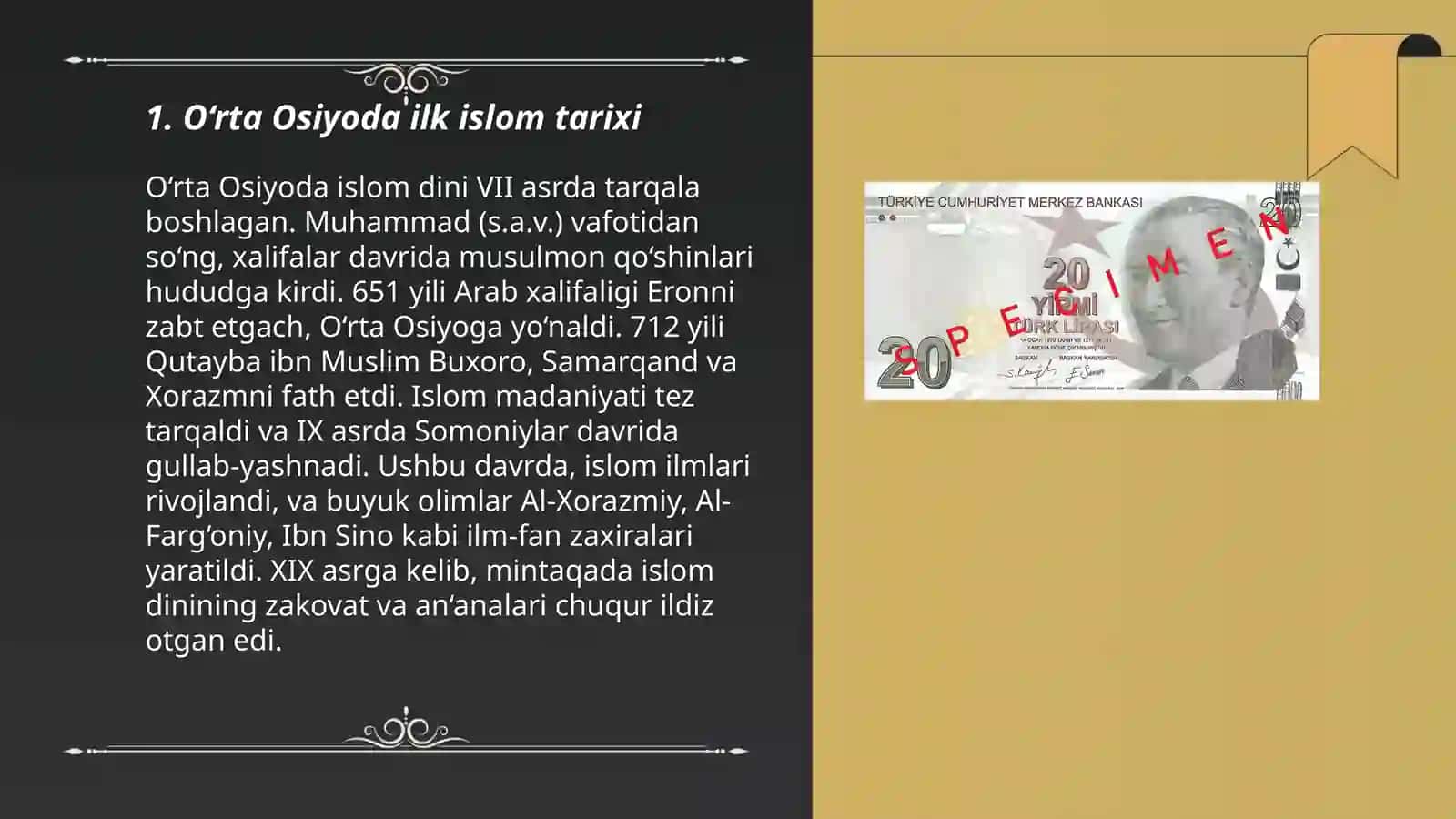 O’zbekistonda Islom dinining tarqalish tarixi 3