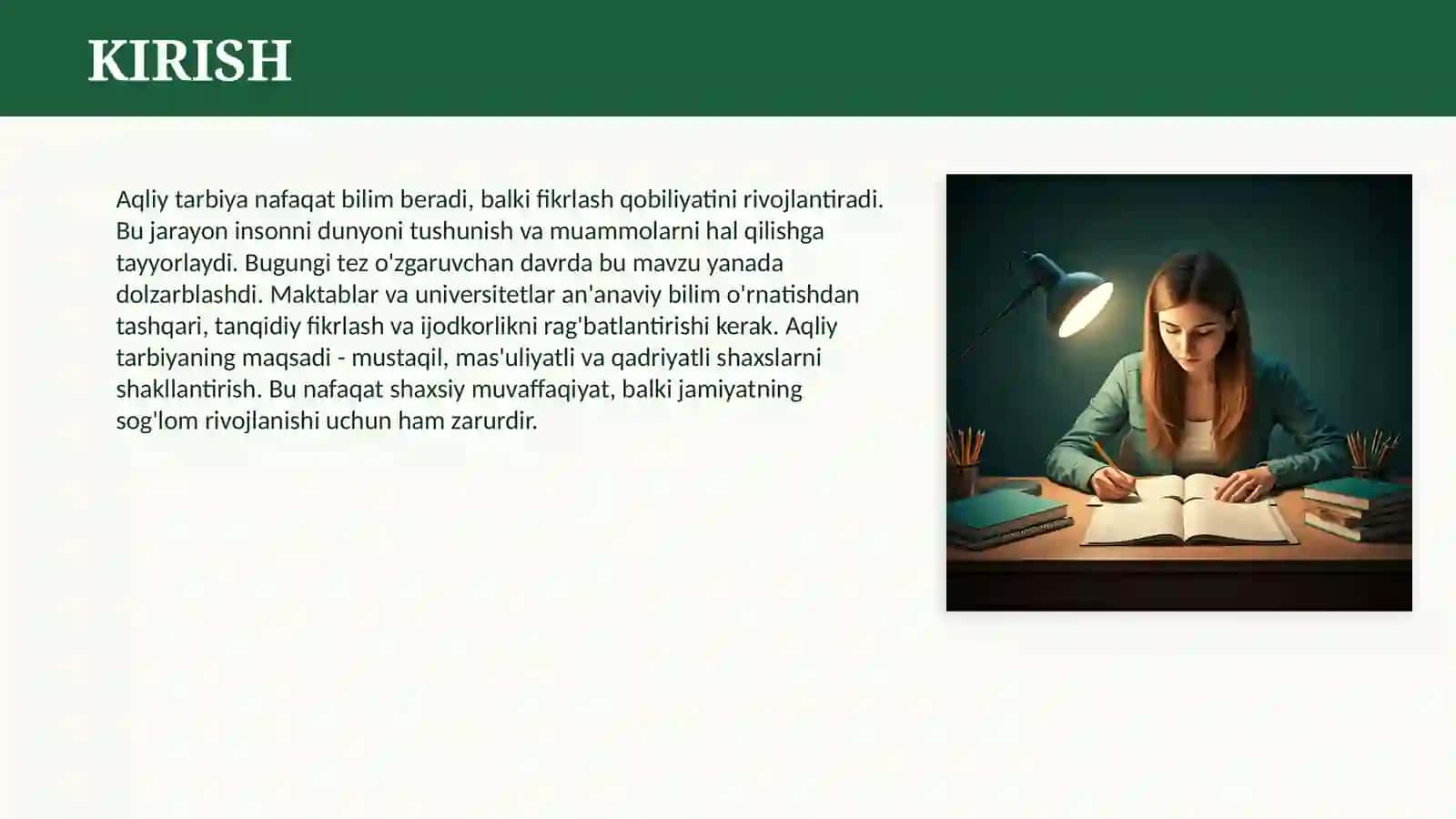 AQLIY TARBIYA VA TA’LIM 3