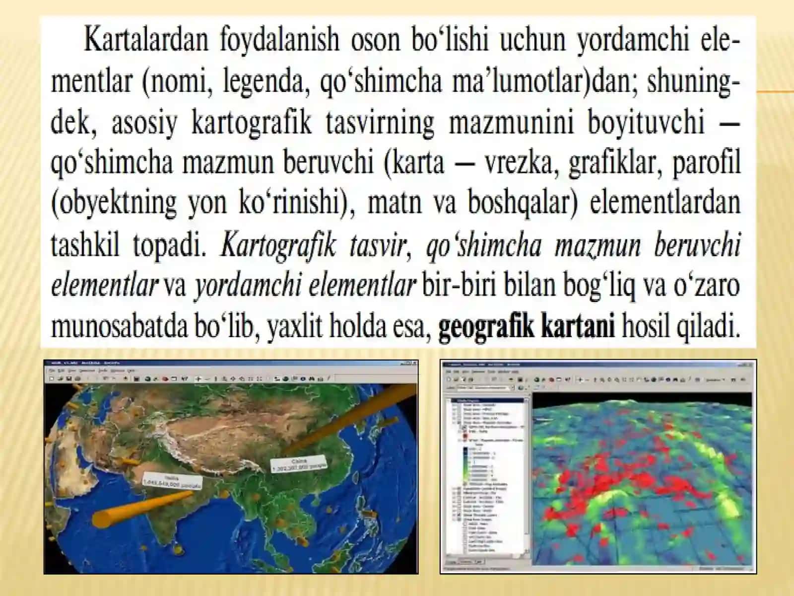 Geografik ma'lumotlarni jihozlash 3