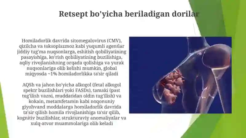 Teratogenlar: Tasnifi va Mexanizmlari 3