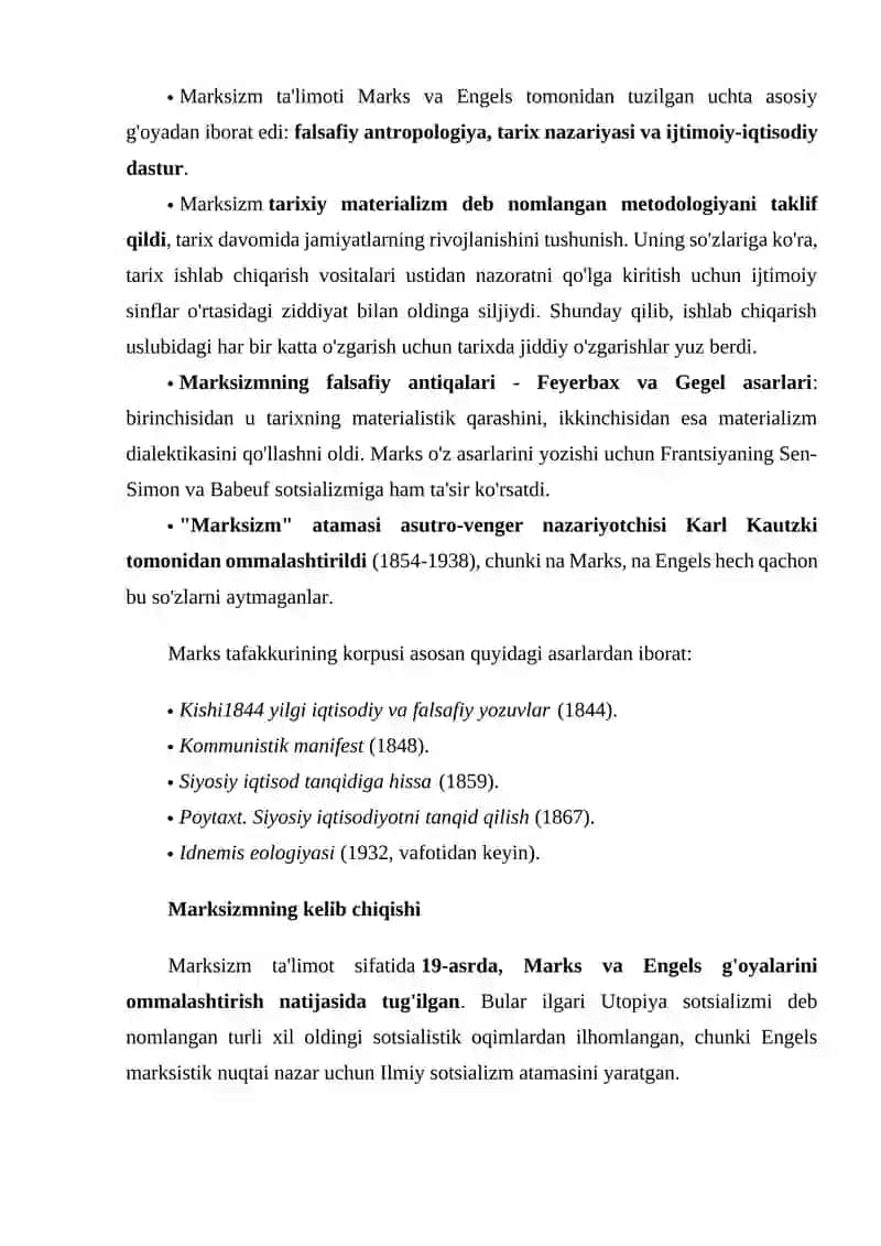MARKSIZM VA LINILIZM SIYOSIY IQTISOD NAZARIYALARI 3