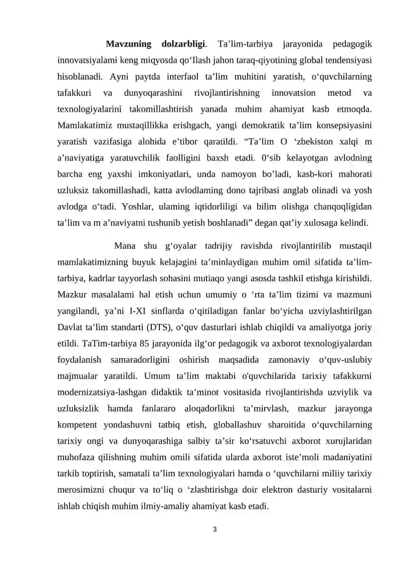 Bob ta’lim jarayonida jamoada o‘qitish mazmuni mavzusini o‘qitish texnologiyalari 3