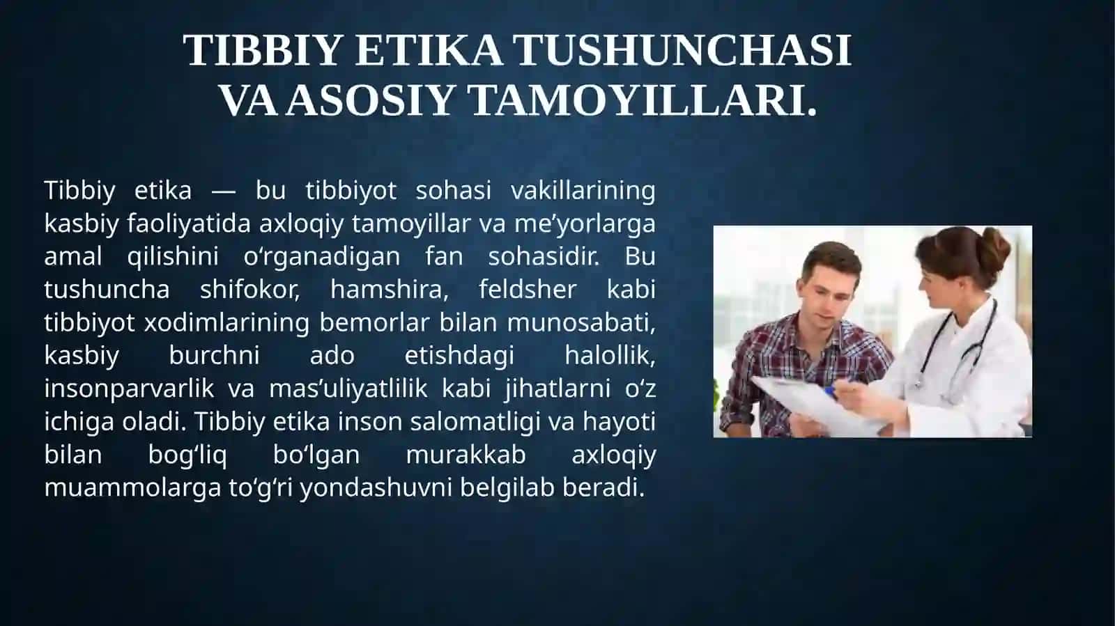 Tibbiyot etikasi 3