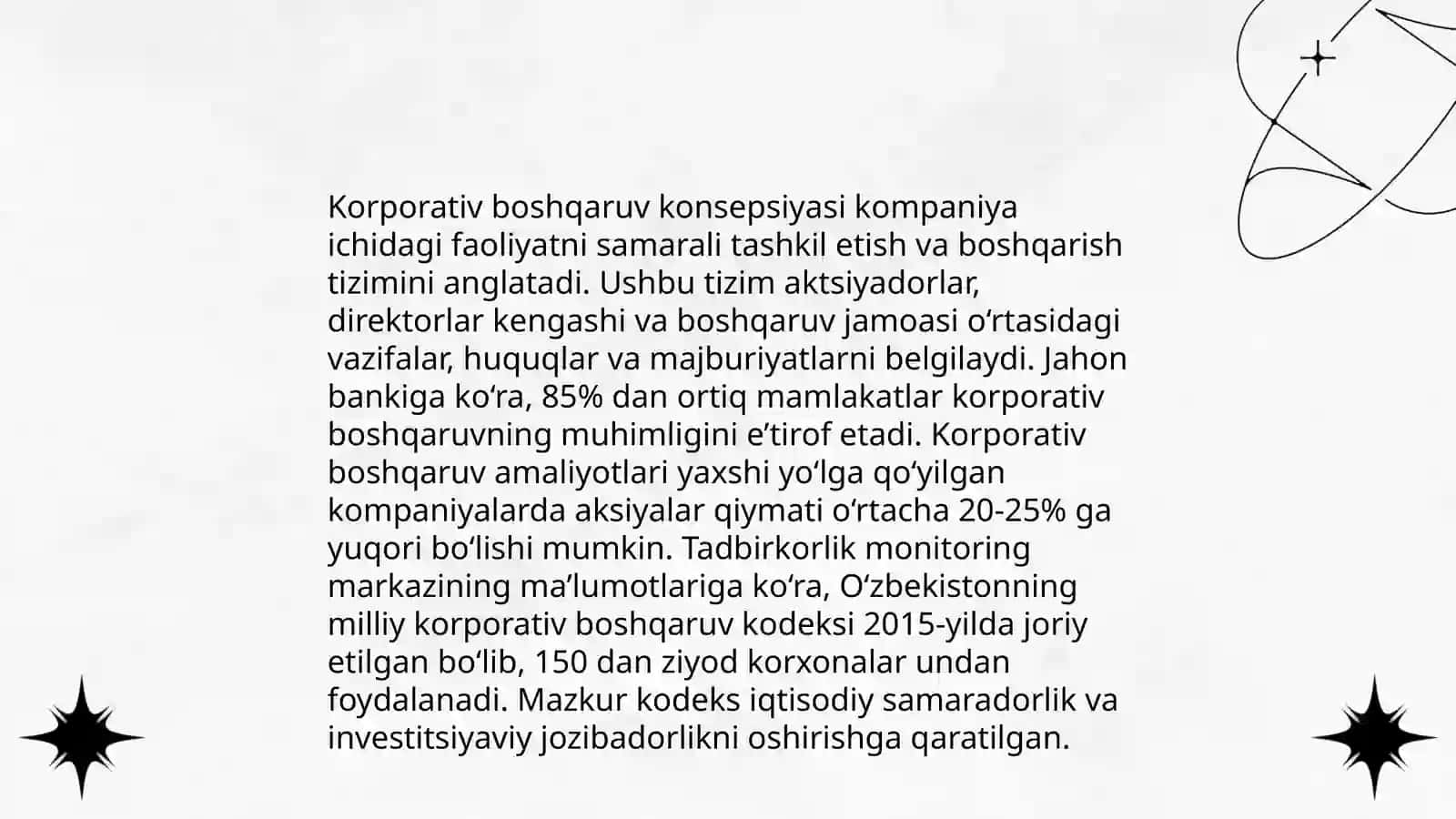 Korporativ boshqaruv konsepsiyasi 3