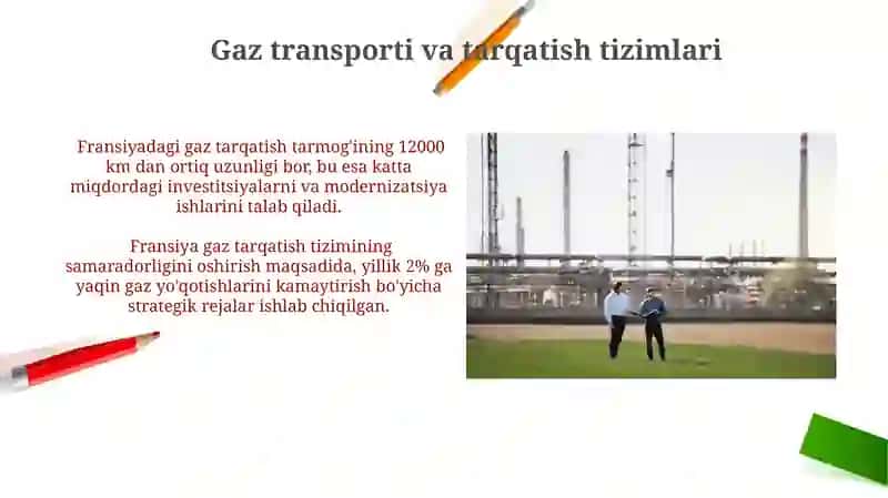Fransiyada gaz sanoati rivojlanishining zamonaviy muammolari 3