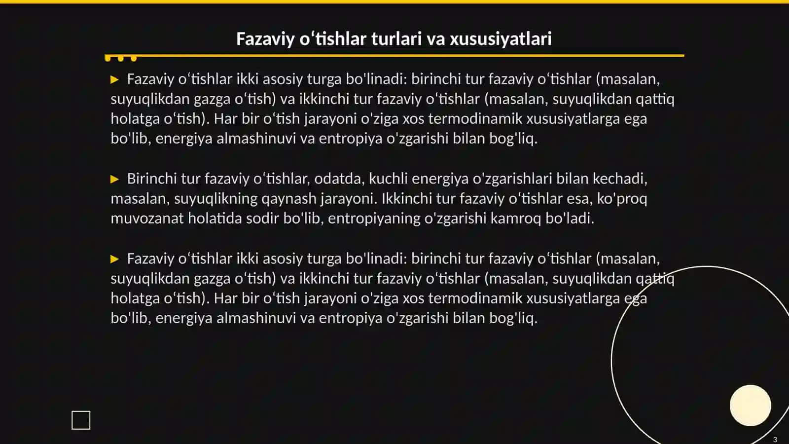 Fazaviy o‘tishlar turlari va xususiyatlari 3