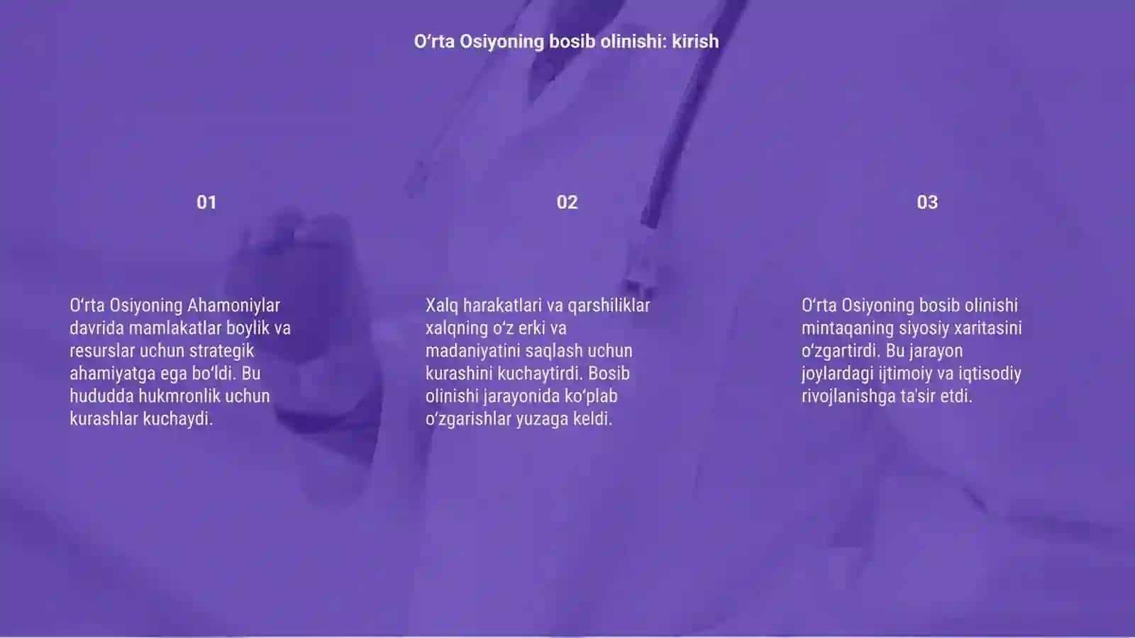 Oʻrta Osiyoning Ahamoniylar tomonidan bosib olinishi xalq harakatlari 3