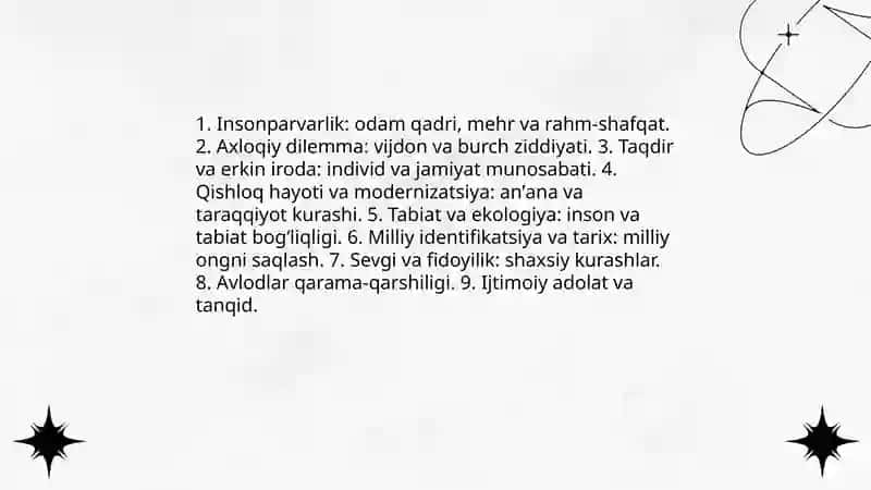 Chingiz Aytmatovning ronlarini o`rganish 3