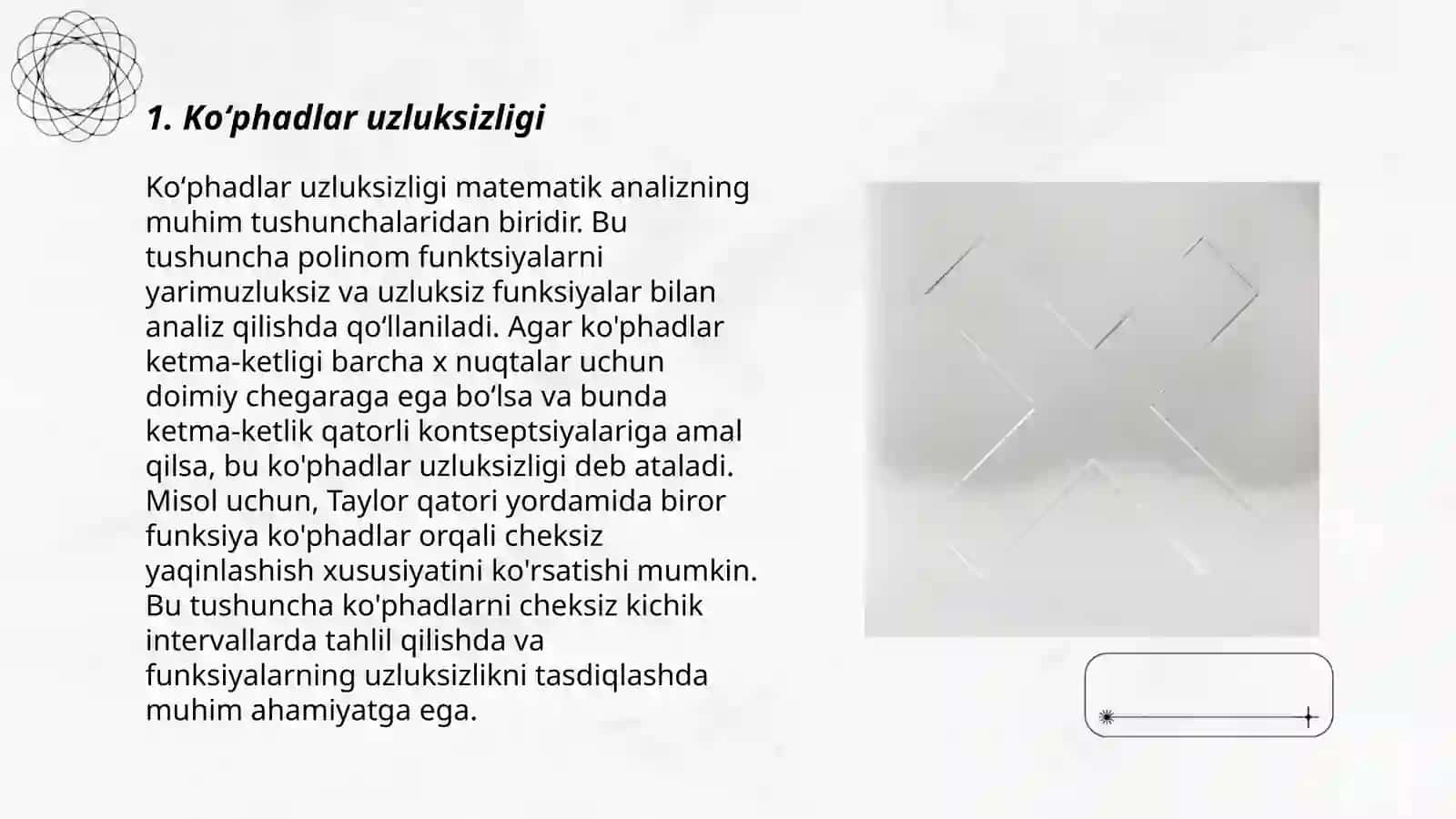 Koʻphadlar uzluksizligi 3