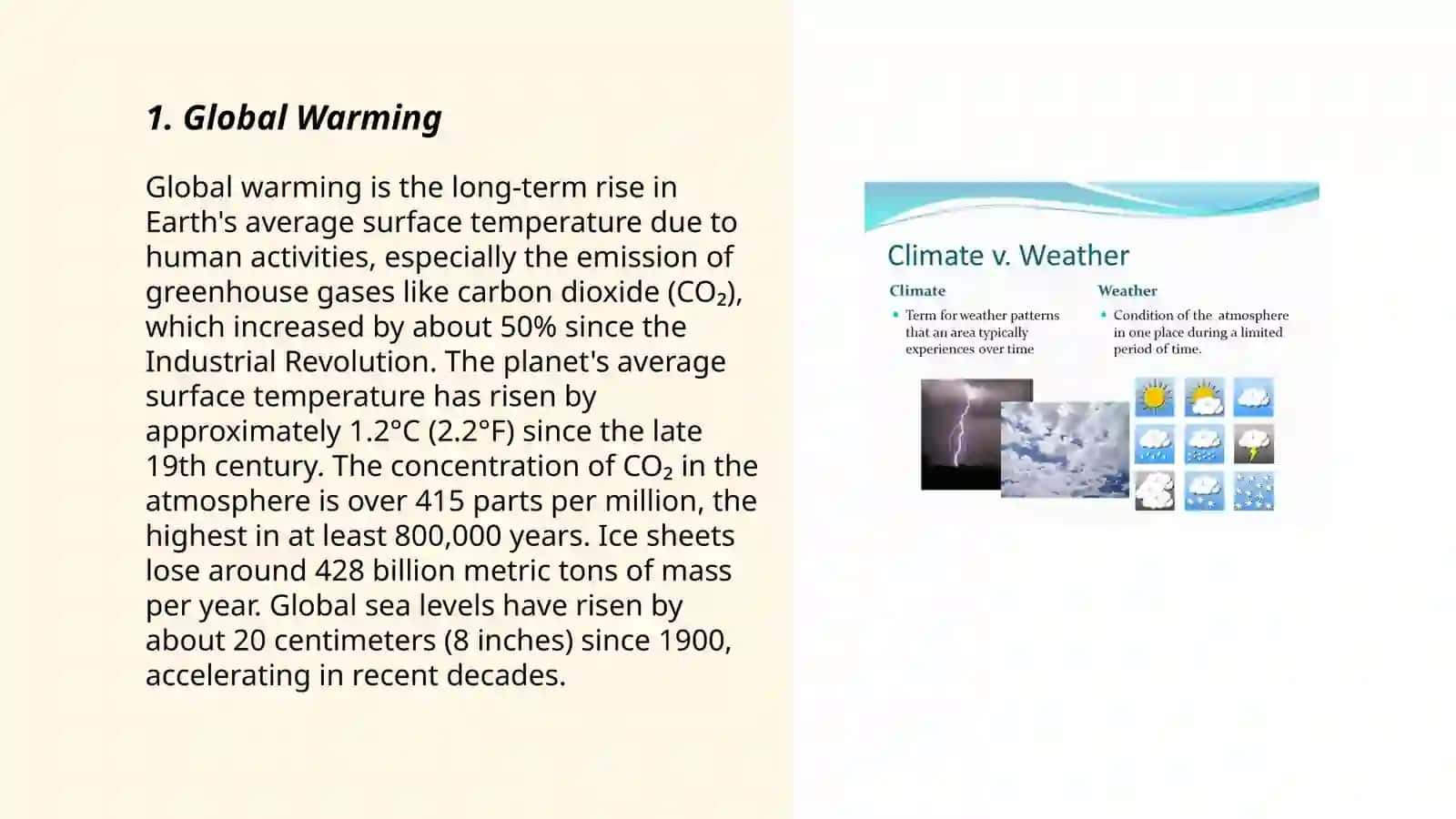 Climate and weather 3