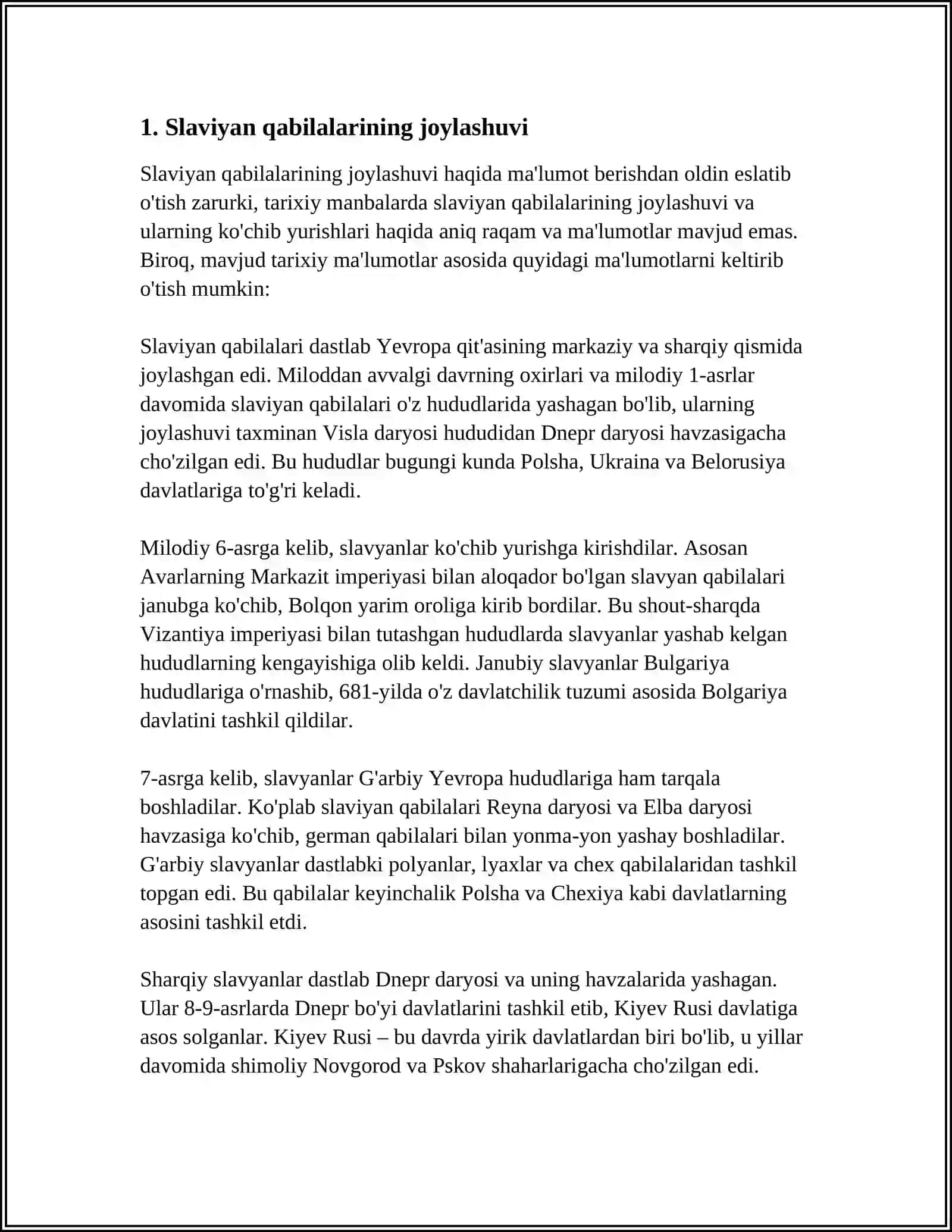 KIYEV RUSINING TASHKIL TOPISHI 3