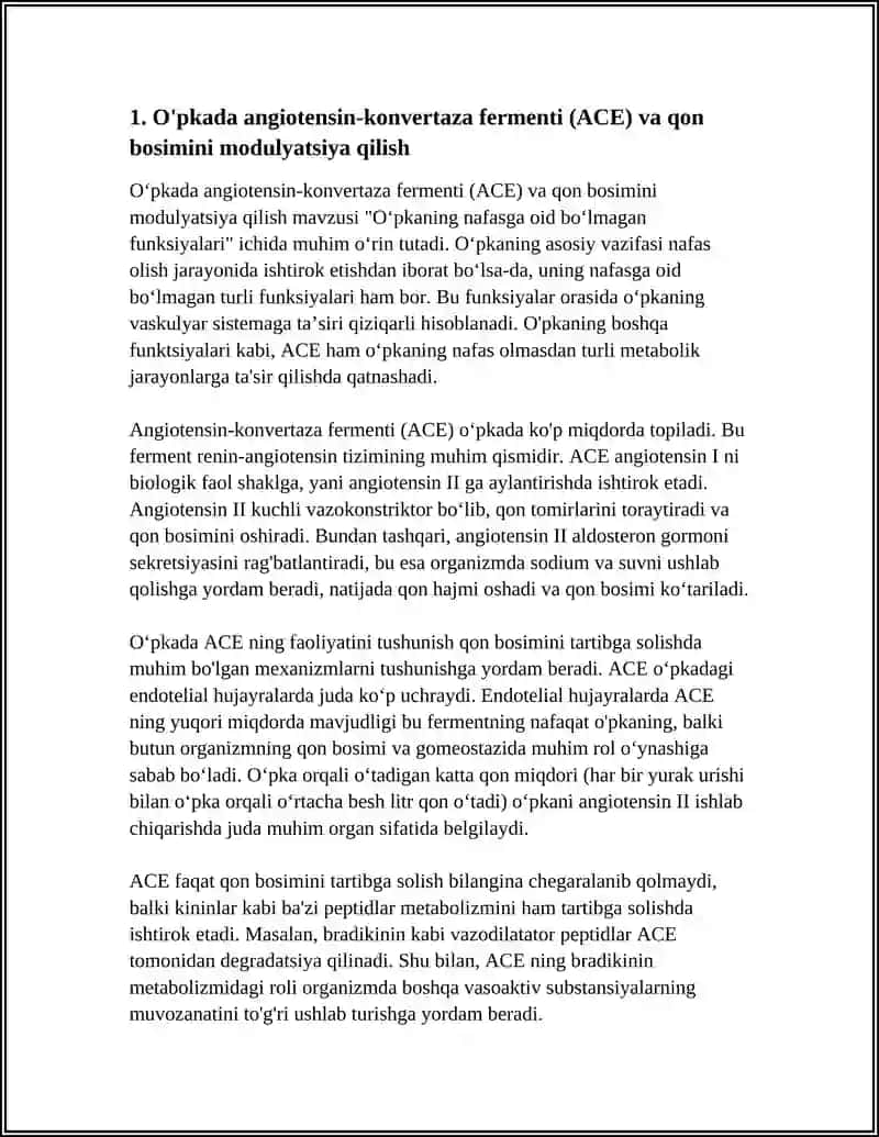 OʻPKANING NAFASGA OID BO'LMAGAN FUNKSIYALAR 3
