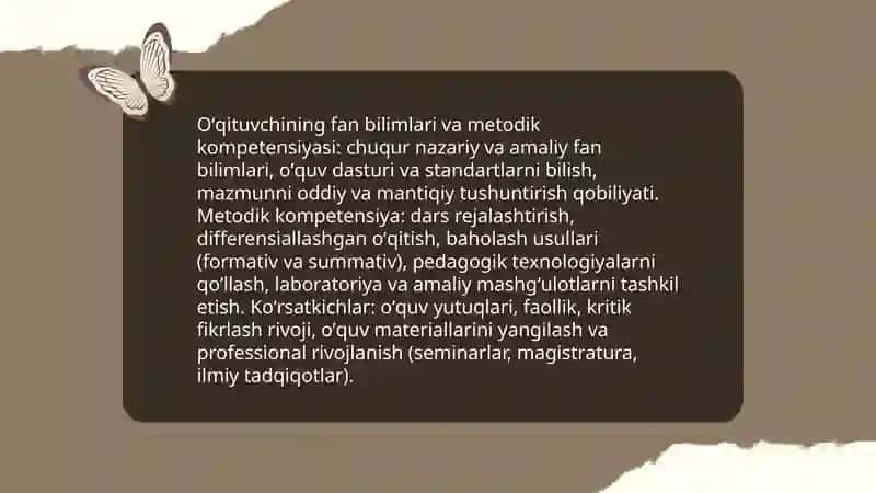 Oʻqituvchi pedagogik qobiliyatining asosiy sifatlari va yetakchi xususiyatlari 3