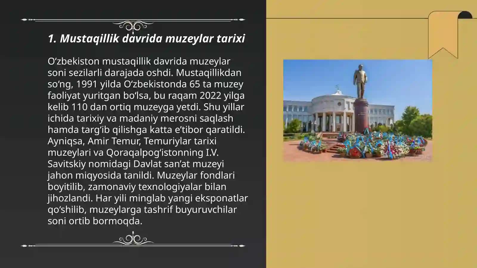 Mustaqillik davrida muzey ishi 3