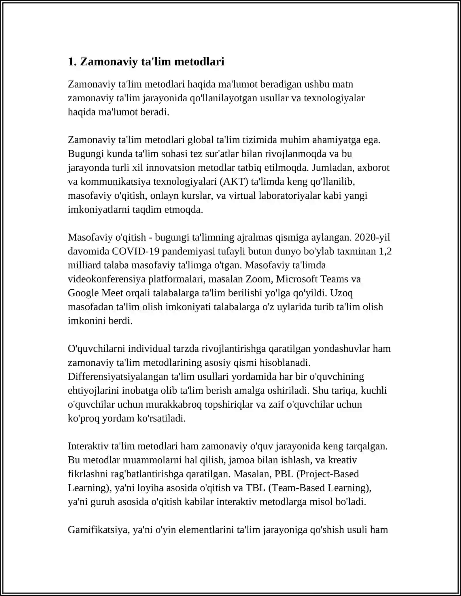 ZAMONAVIY DIDAKTIK KONTSEPTSIYALAR 3
