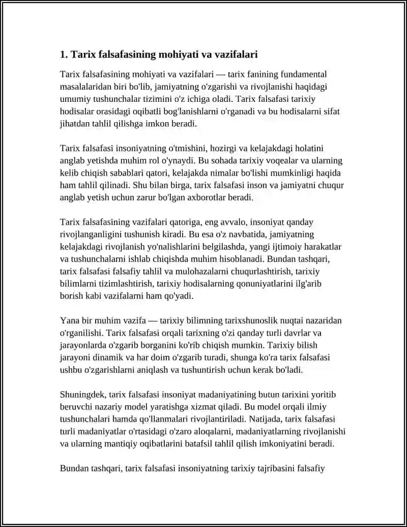 TARIX FALSAFASI VA FALSAFA TARIXI UYGʻUNLIGI 3