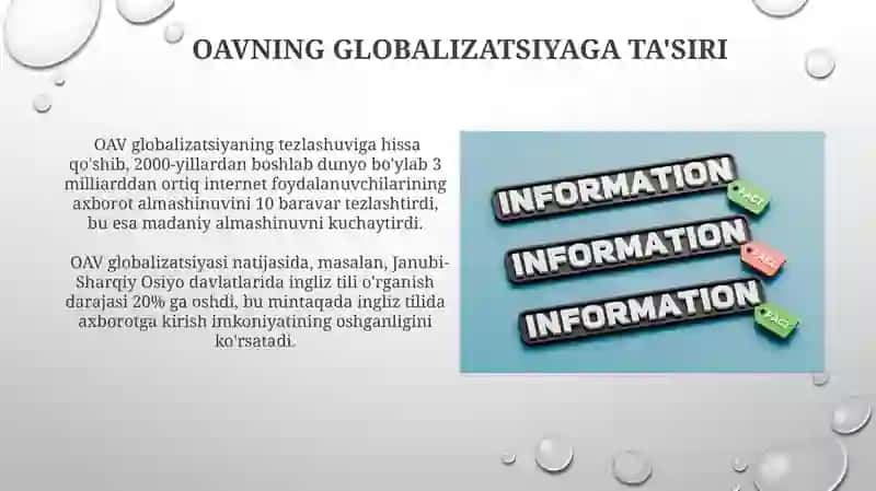OAV Axborot Tarqalish Madaniyati 3