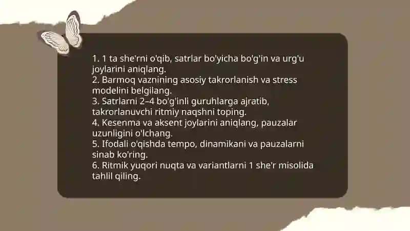 Barmoq vaznidagi sheʼrlarni ifodali oʻqish 3