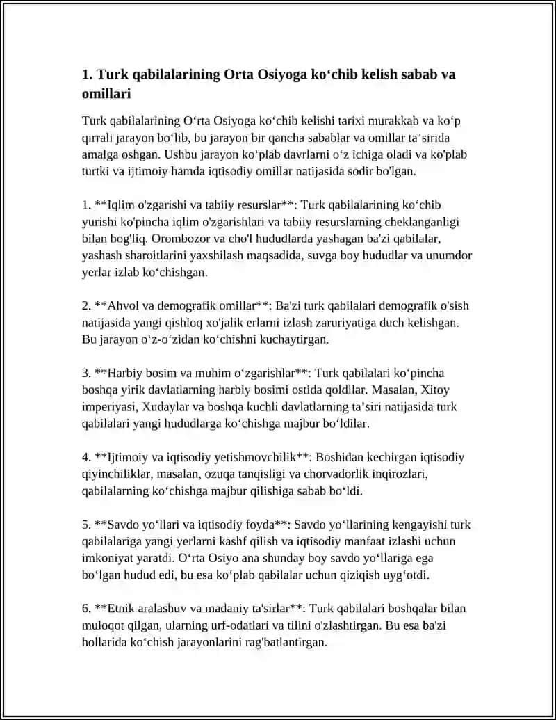 ORTA OSIYOGA TURKIY QABILALARNI KIRIB KELISHI VA XOQONLIKNI TASHKIL TOPISHI 3