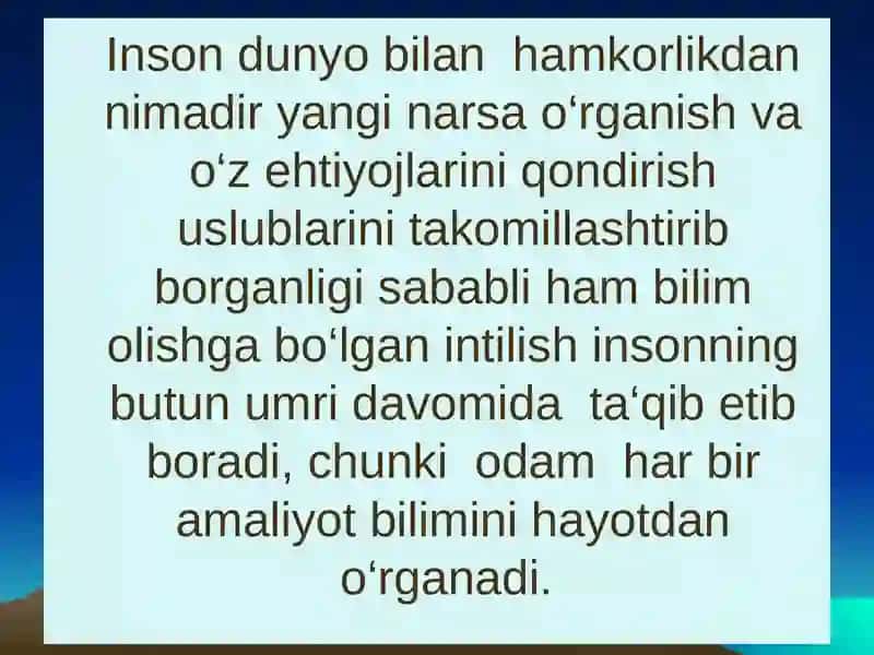 Ta’lim psixologiyasi. Tarbiya psixologiyasi 3