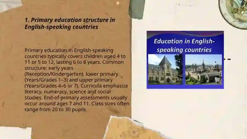 Primary education structure in English-speaking countries 3