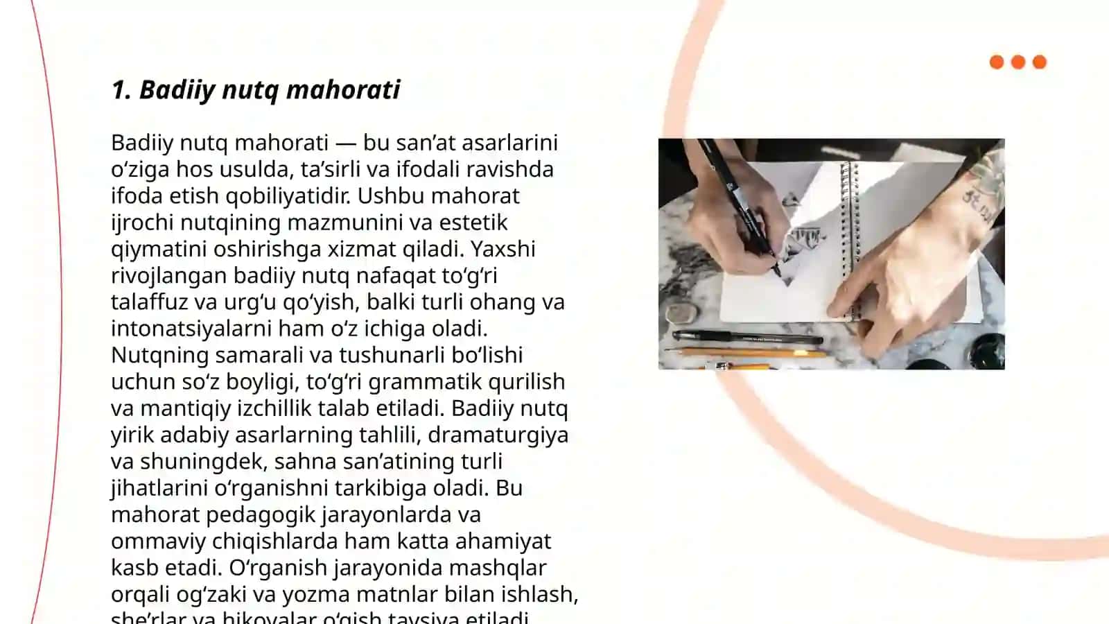 Badiiy nutq mahorati 3