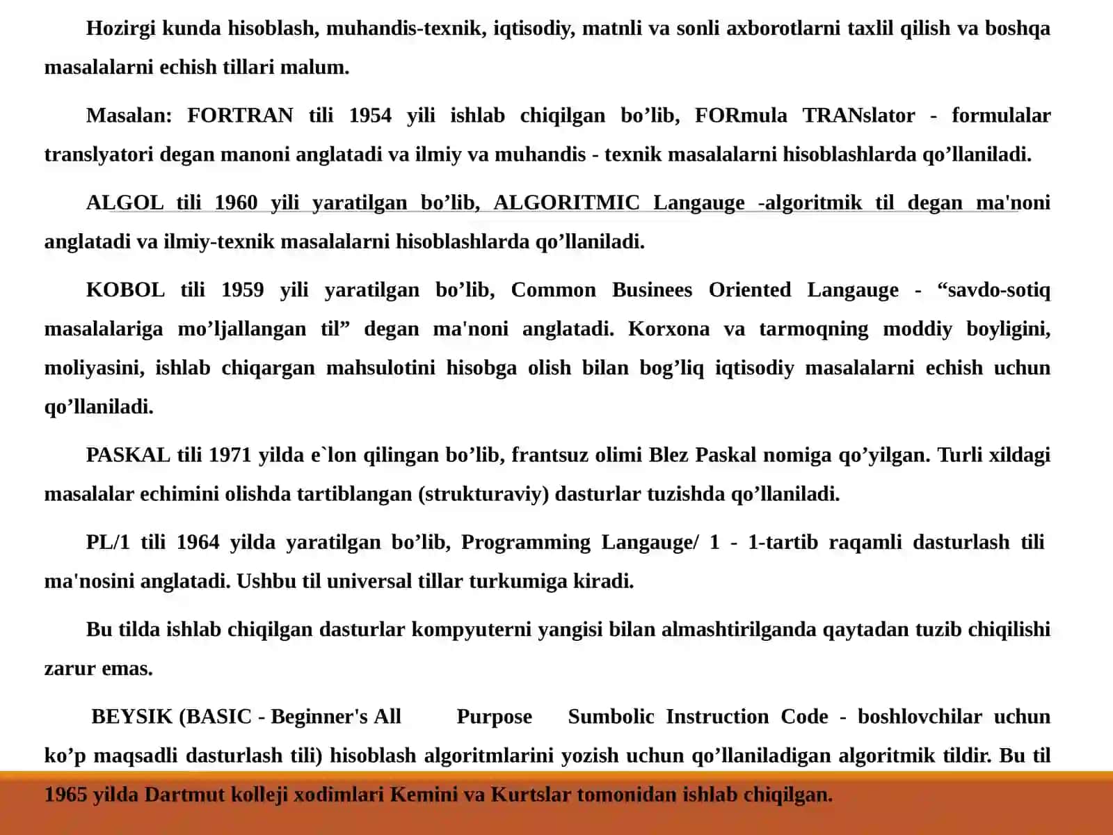 Algoritm haqida tushuncha va uning asosiy xossalari 3
