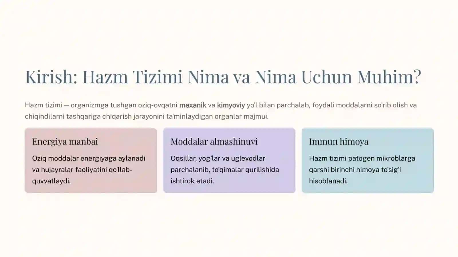 Hazm Tizimining Anatomiyasi va Fiziologiyasi 3