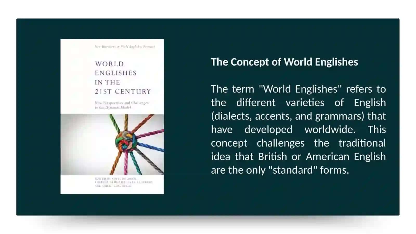 World Englishes and Language Variation 3