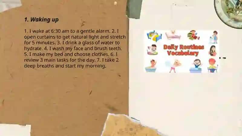 My daily routine 3