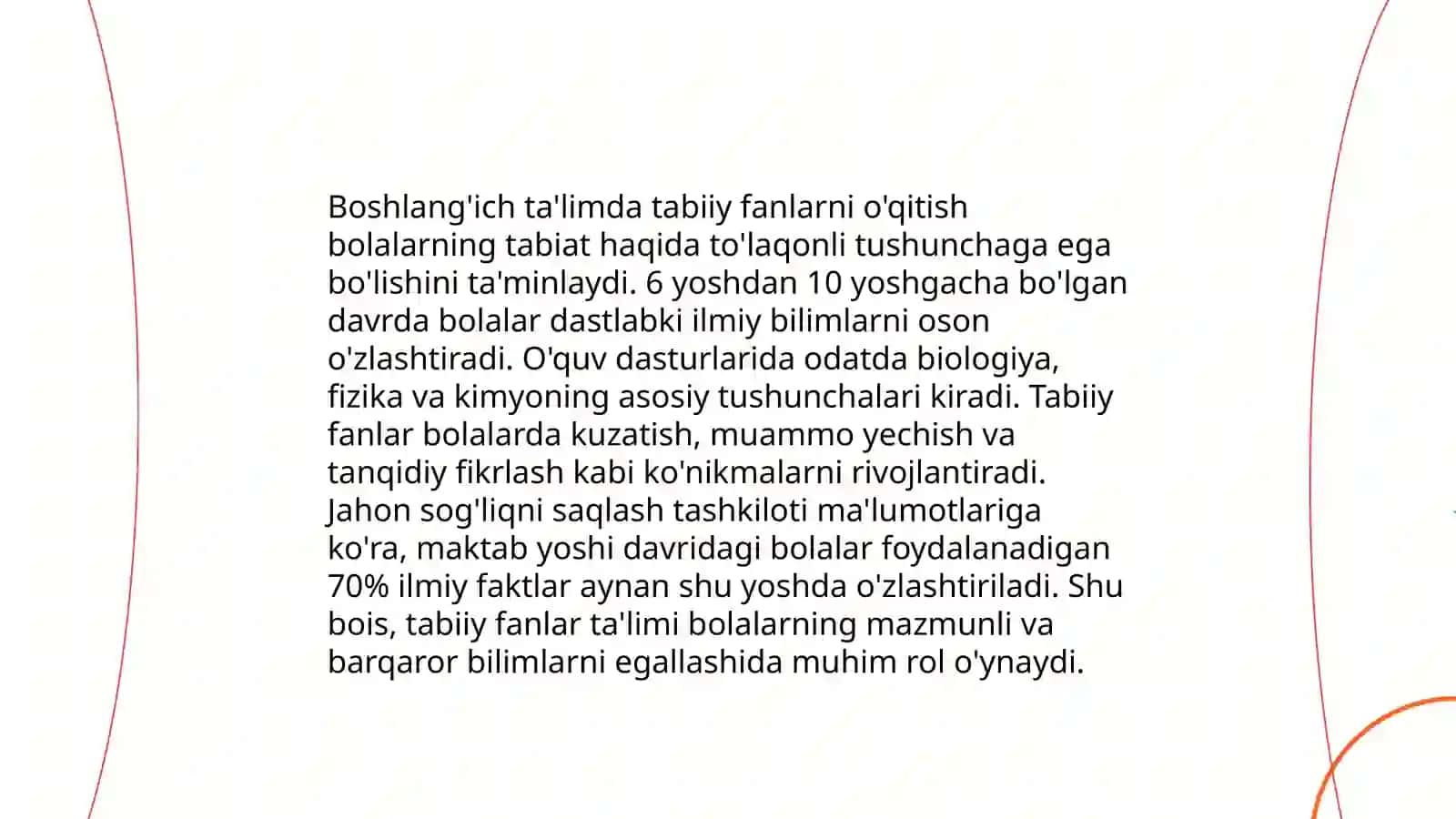 Boshlang'ich ta'lim tabiiy fanlarni o'qitish metodlari va vositalari 3