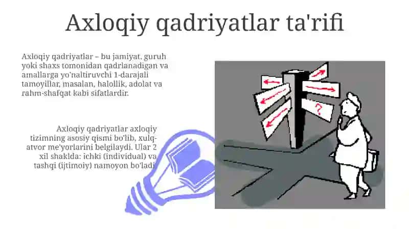 Axloqiy qadriyatlar falsafasi 3