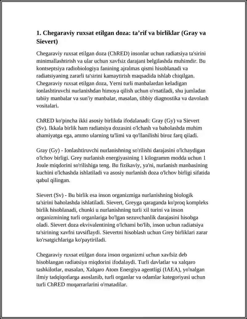 INSONLARDA CHEGARAVIY RUXSAT ETILGAN DOZA 3