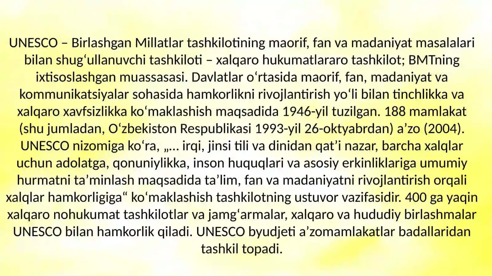 YUNESKO 3